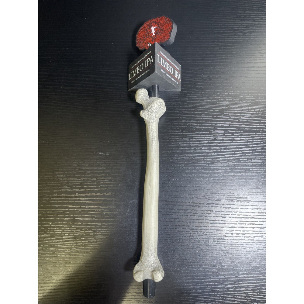 Long Trail Limbo IPA Beer Tap Handle Bone Skeleton Craft Brewery Tap